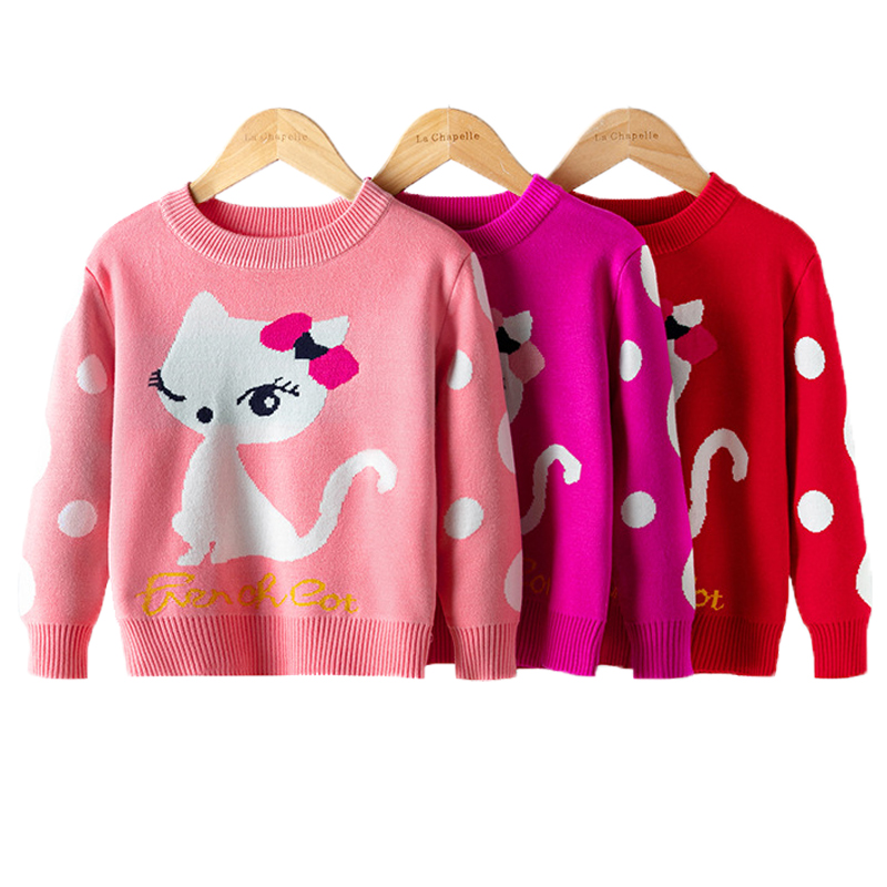 Baby Clothing Knitting Patterns - Girls Sweater 2022 Winter Autumn Children