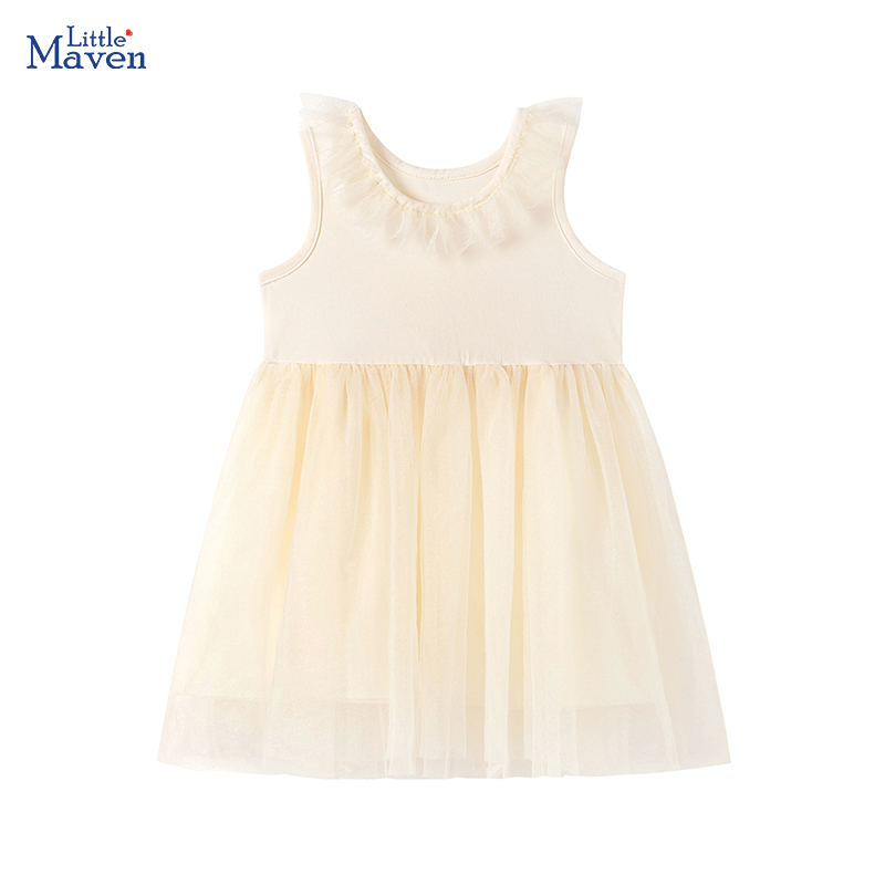 Baby Clothing Knitting Patterns - Little maven Dress for Baby Girls