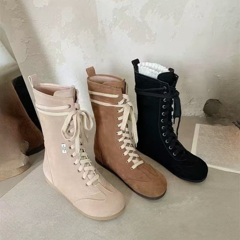 Soft Sole Booties - Fashion Inside Heightening Booties Autumn New