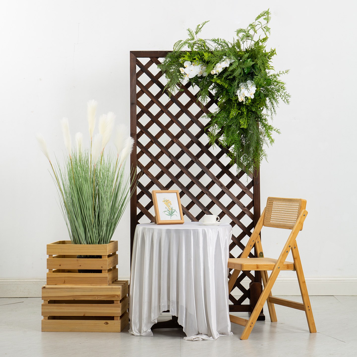 CX simulation flower art wall  - Baby Clothing Store review and price