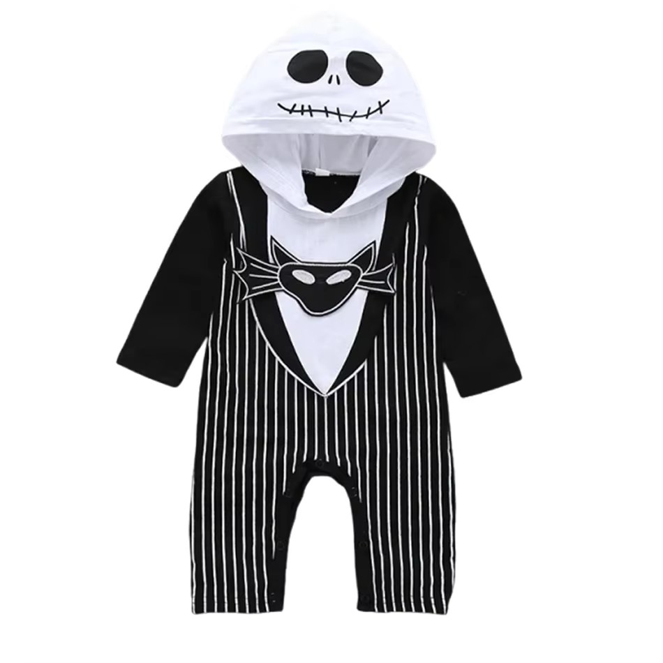 Baby Boys Hooded Romper Hallow - Baby Q Clothing review and price