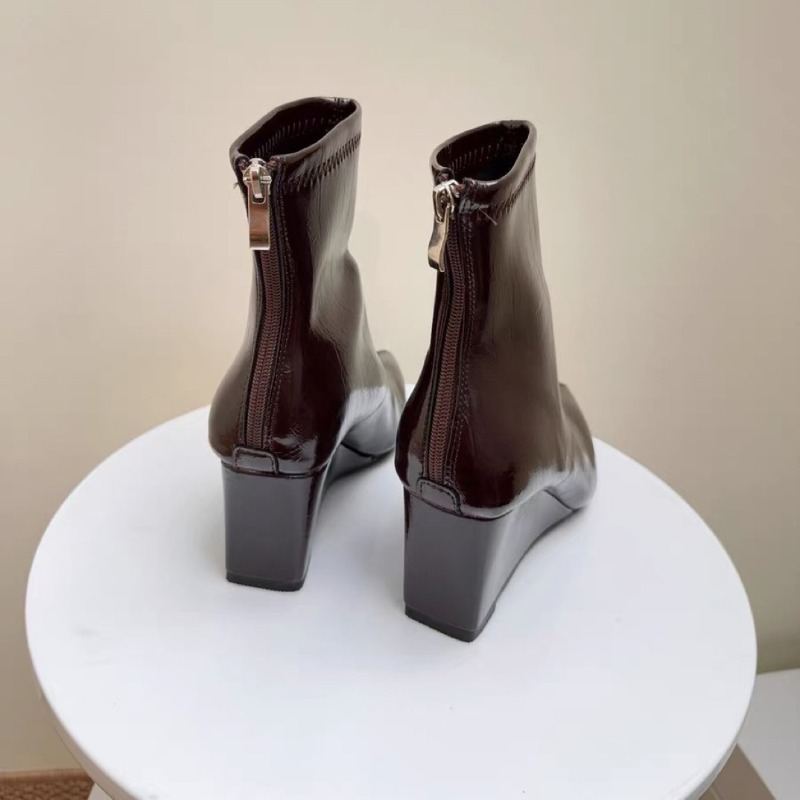 Wedge Heel Booties Fashion Poi - Soft Sole Booties review and price
