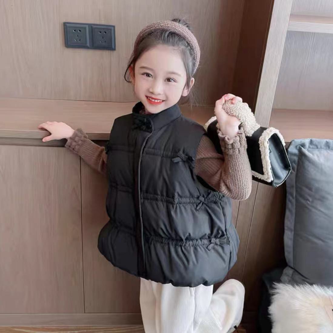 Girl's Thickened Winter Vest 2 - Baby Clothing Designer review and price