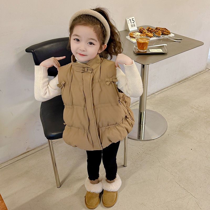 Girl's Thickened Winter Vest 2 - Baby Clothing Designer review and price