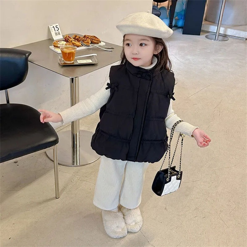 Girl's Thickened Winter Vest 2 - Baby Clothing Designer review and price