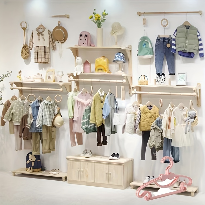 10 Pieces of Children's Hanger - Baby Clothing Display review and price