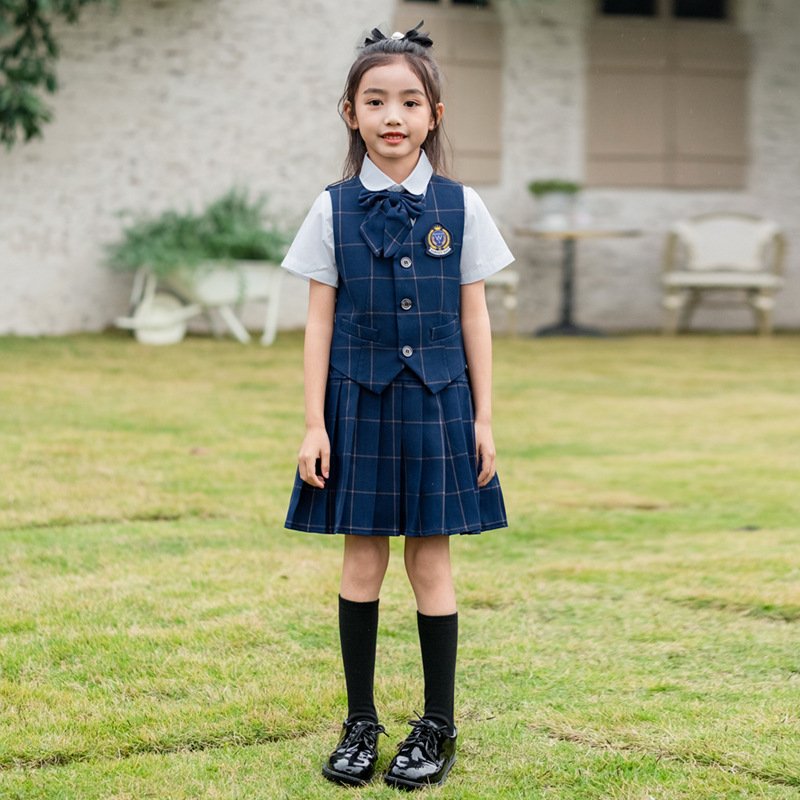 Kids British Plaid Vest Shirt  - Baby Q Clothing review and price