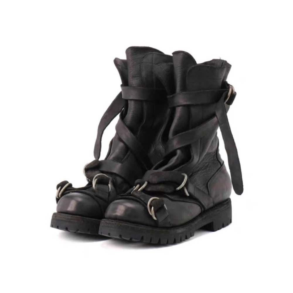 Men's Leather Motorcycle Boots - Soft Sole Booties review and price