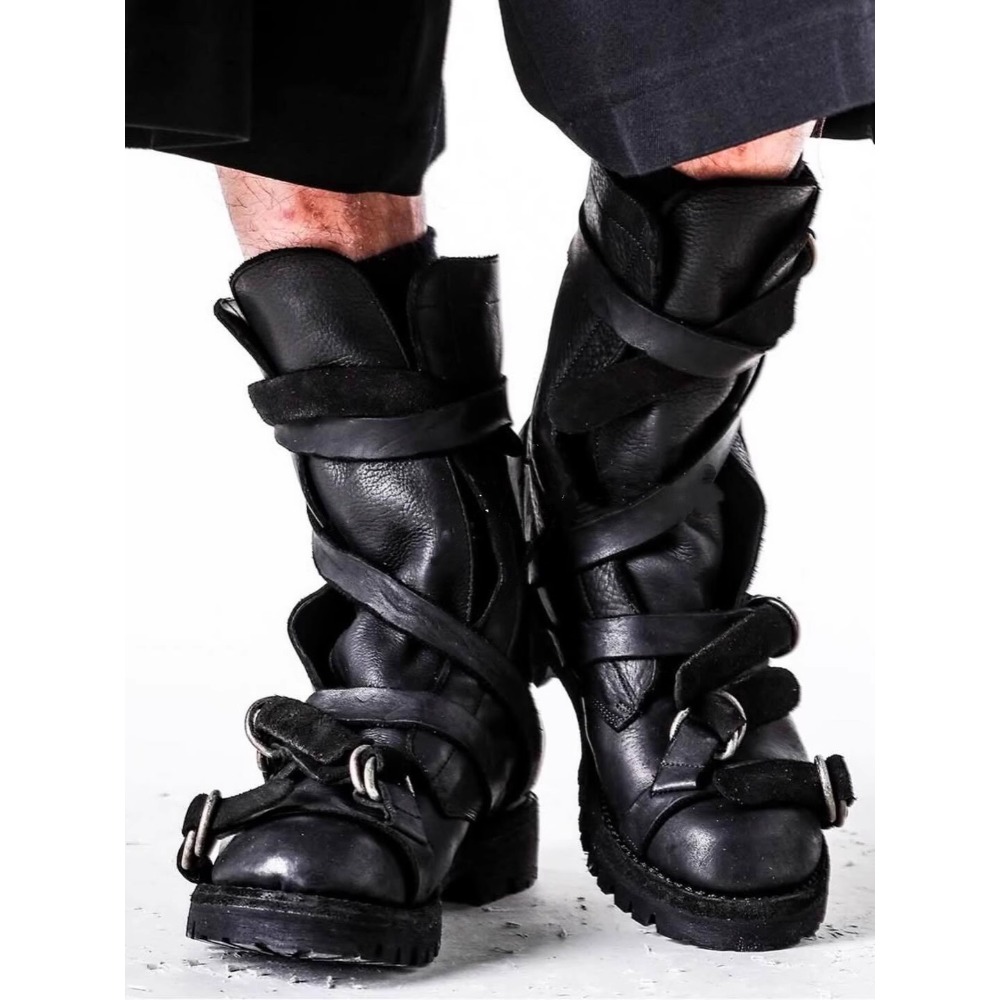 Men's Leather Motorcycle Boots - Soft Sole Booties review and price