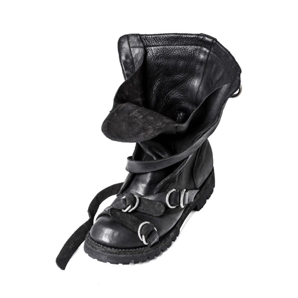 Men's Leather Motorcycle Boots - Soft Sole Booties review and price